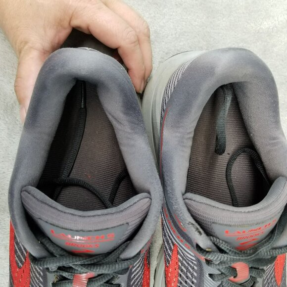 Brooks Shoes Mens 11 Launch 5 Gray Running Athletic Sneakers *Read* - Picture 13 of 15